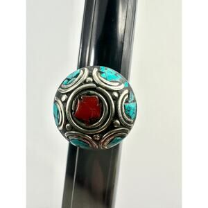 Tibetan Silver Ring Handmade Adjustable Boho‎